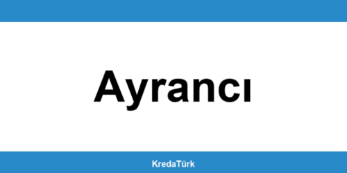 Yapı Kredi Ayrancı şubesiyle iletişime geçin