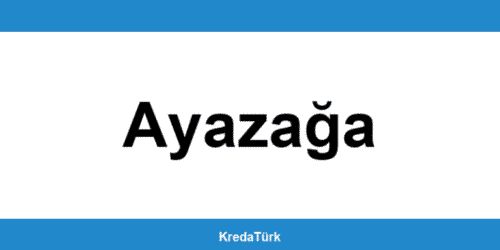 Yapı Kredi Ayazağa şubesiyle iletişime geçin